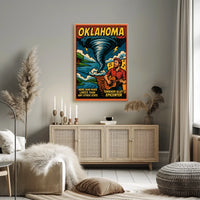 Oklahoma Tornado AlleyS Epicenter Poster