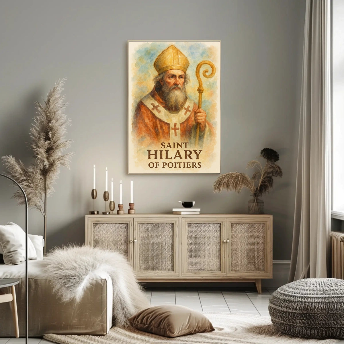 Saint Hilary Of Poitiers Cathedral World Heritage Poster