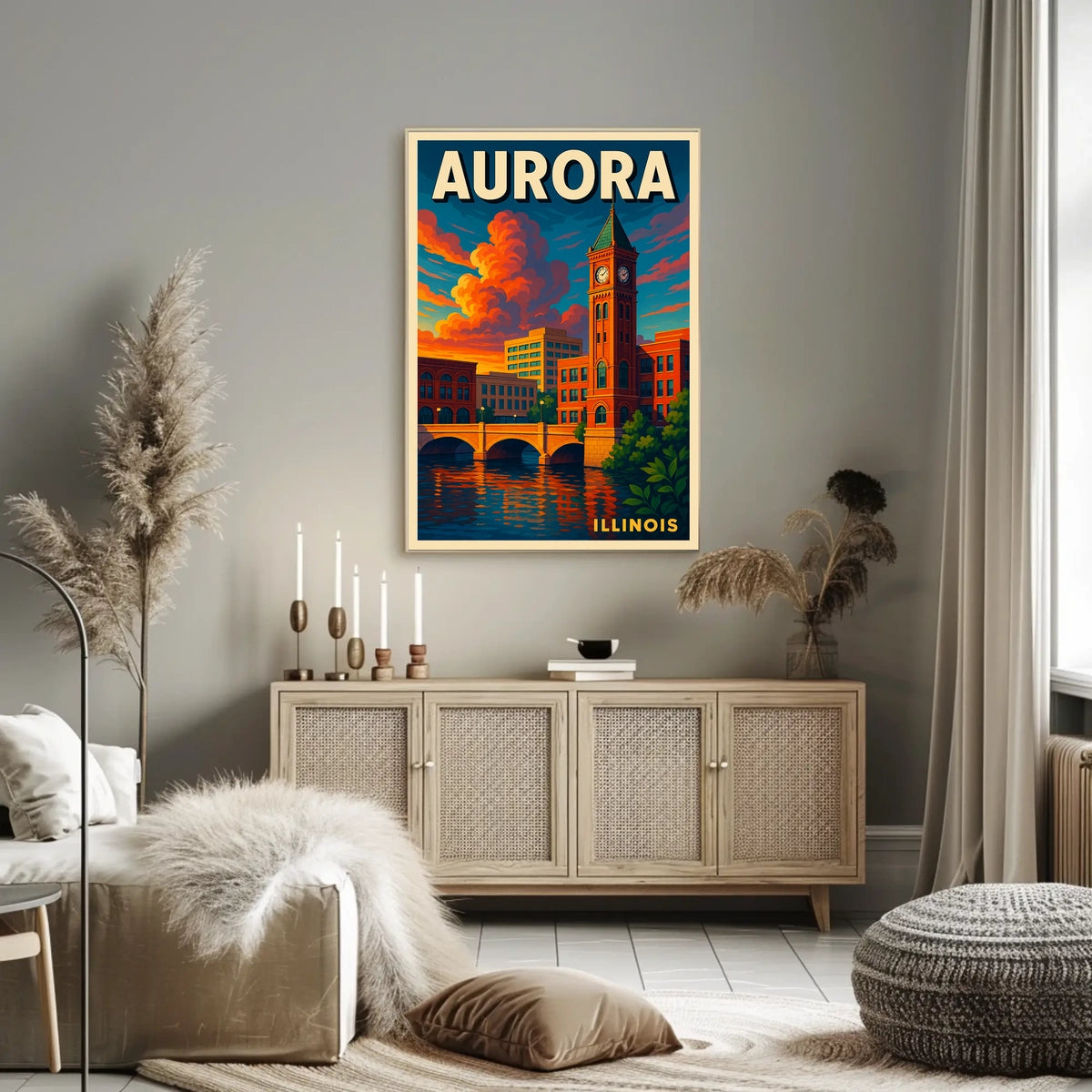 Aurora, Illinois Poster