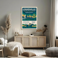 Discover Louisville, Kentucky Poster