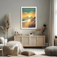 Indiana Dunes National Park Scenic Poster Print