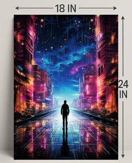 Neon City Dreams Poster