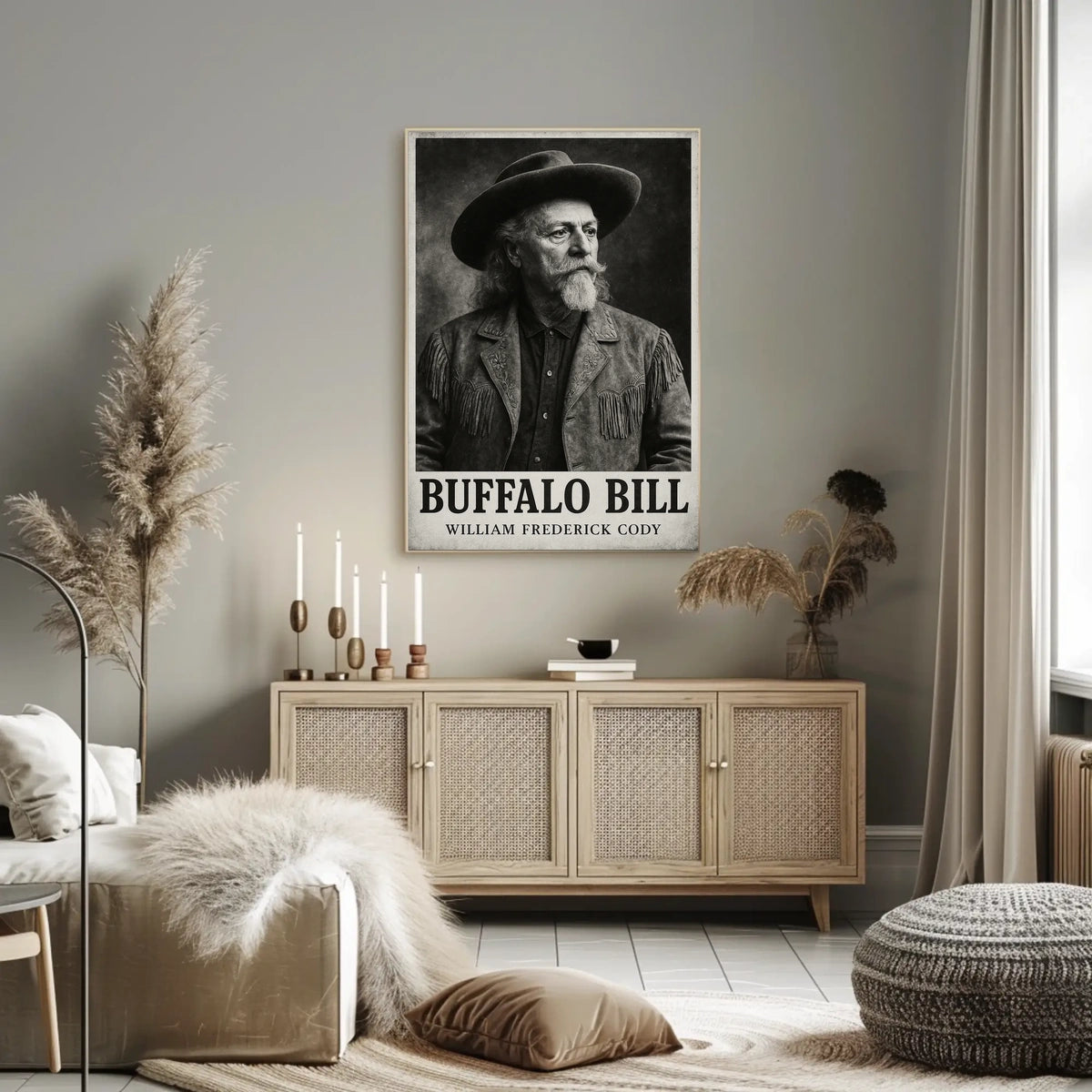 Buffalo Bill Western Iconic Figure Cultural Heritage Poster