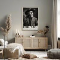 Buffalo Bill Western Iconic Figure Cultural Heritage Poster