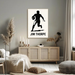 Jim Thorpe Athletic Icon Poster
