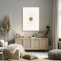 Radiant Sunburst Poster