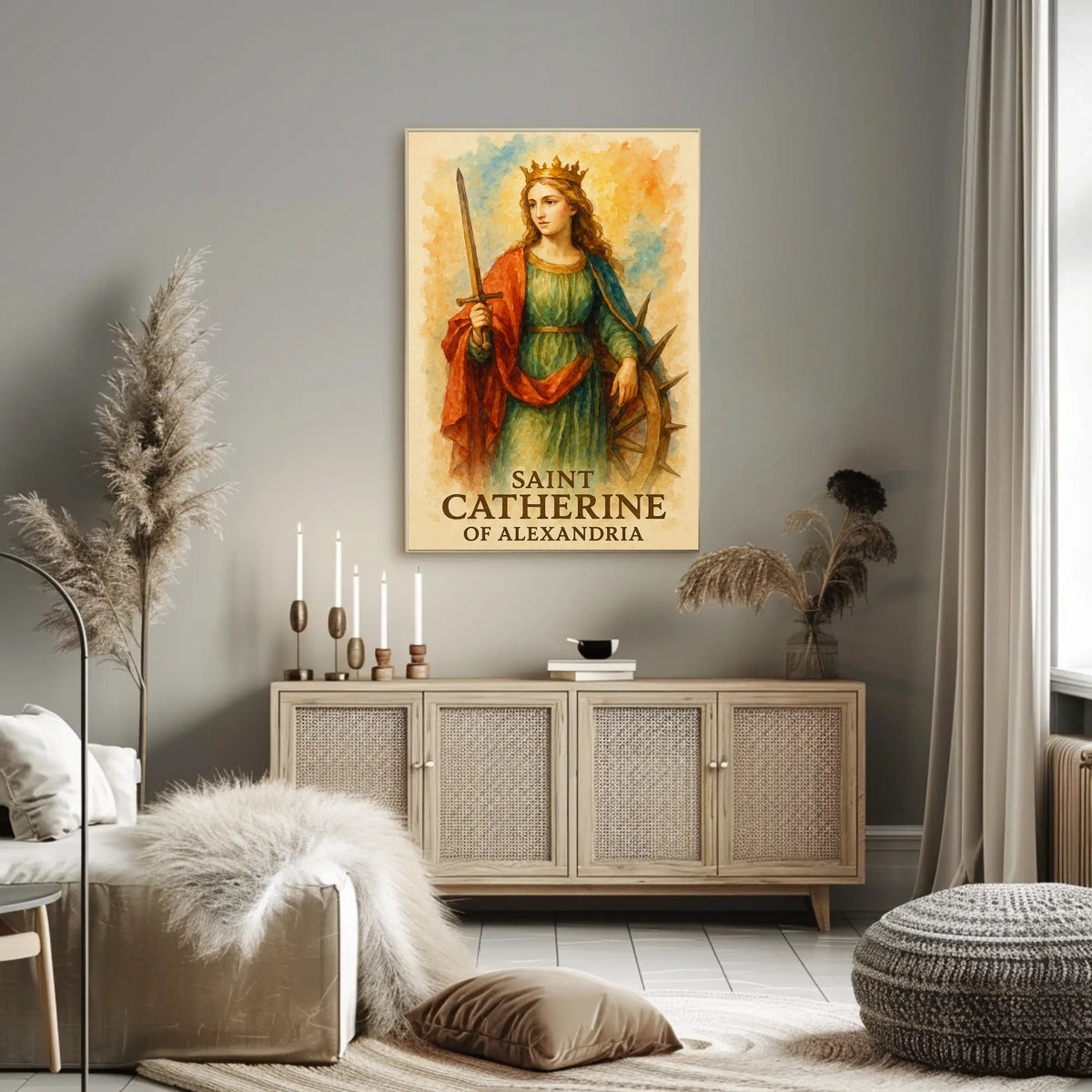 Saint Catherine of Alexandria Poster