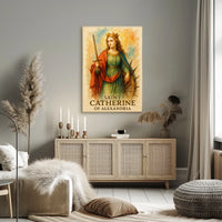 Saint Catherine of Alexandria Poster