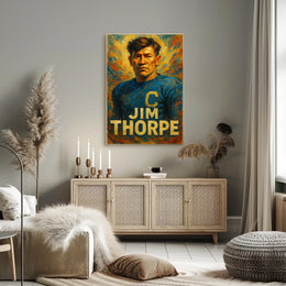 Jim Thorpe Athletic Legend Poster