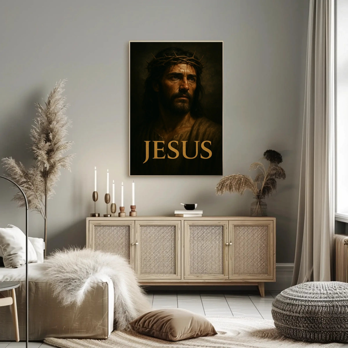 Jesus Crown Of Thorns Poster