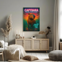 Capybara Natures Gentle Giant Poster