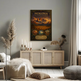 Patagonia The Untamed Wilderness Poster
