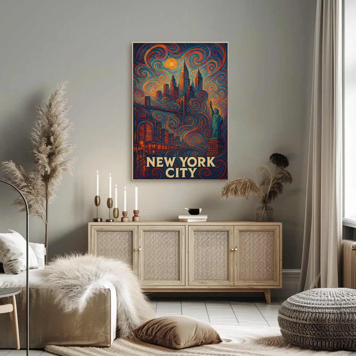 New York City A Vibrant Metropolis Poster