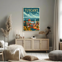 Tuscany Travel Poster