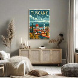 Tuscany Travel Poster