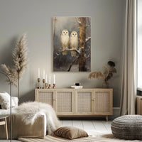 Winter Owls Poster