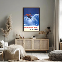 Adventure Awaits in Aspen Poster PosterGoat