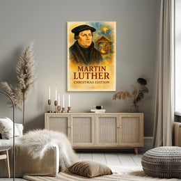 Martin Luther Vintage Christmas Edition Historical Poster