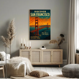 Discover San Francisco Poster