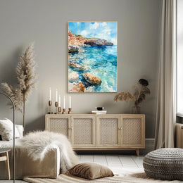 Malta Blue Lagoon Comino Island View Poster