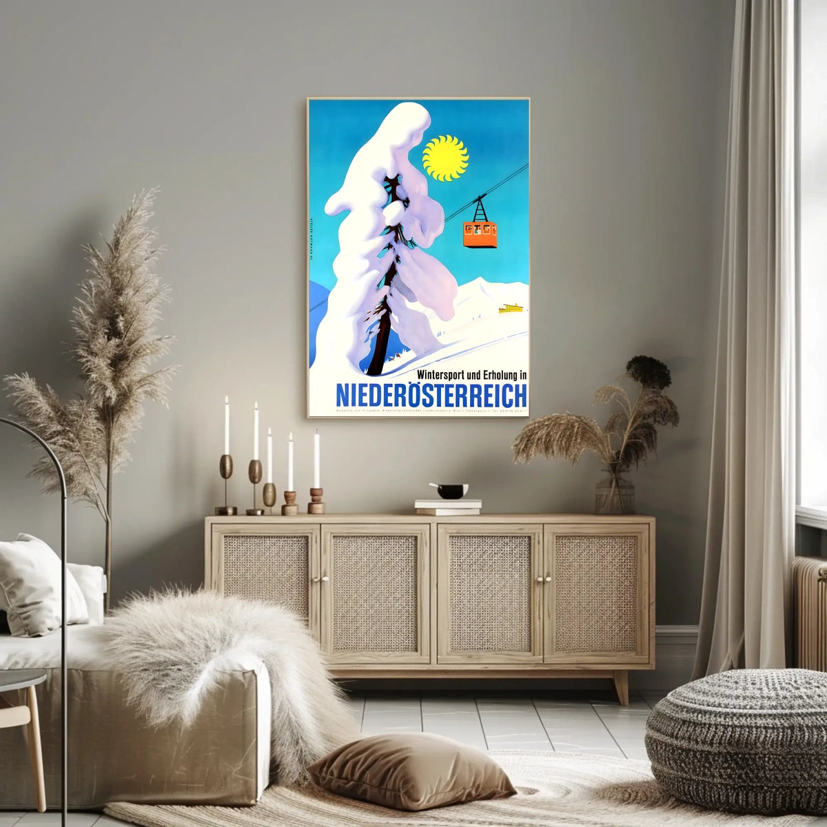 Winter Sports in Niederösterreich Poster