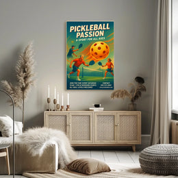 Pickleball Passion Poster