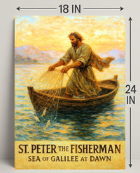 St. Peter the Fisherman Poster PosterGoat