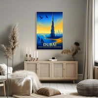 Dubai Where Tradition Meets Innovation Poster PosterGoat