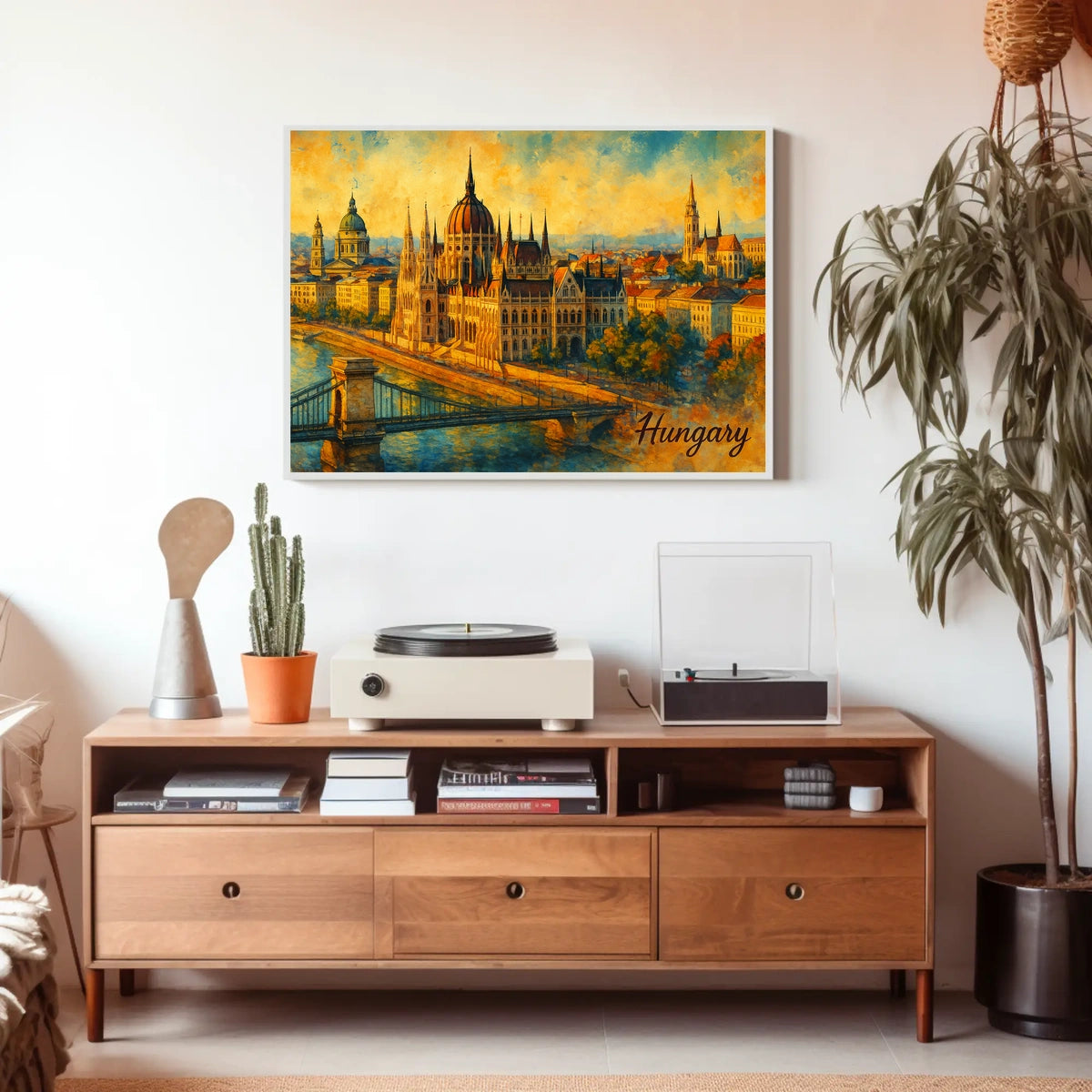 Budapests Architectural Splendor Poster