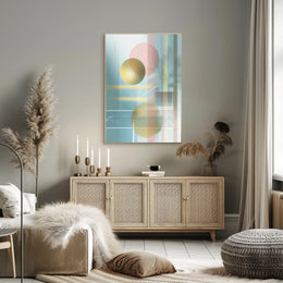 Abstract Geometric Harmony Poster