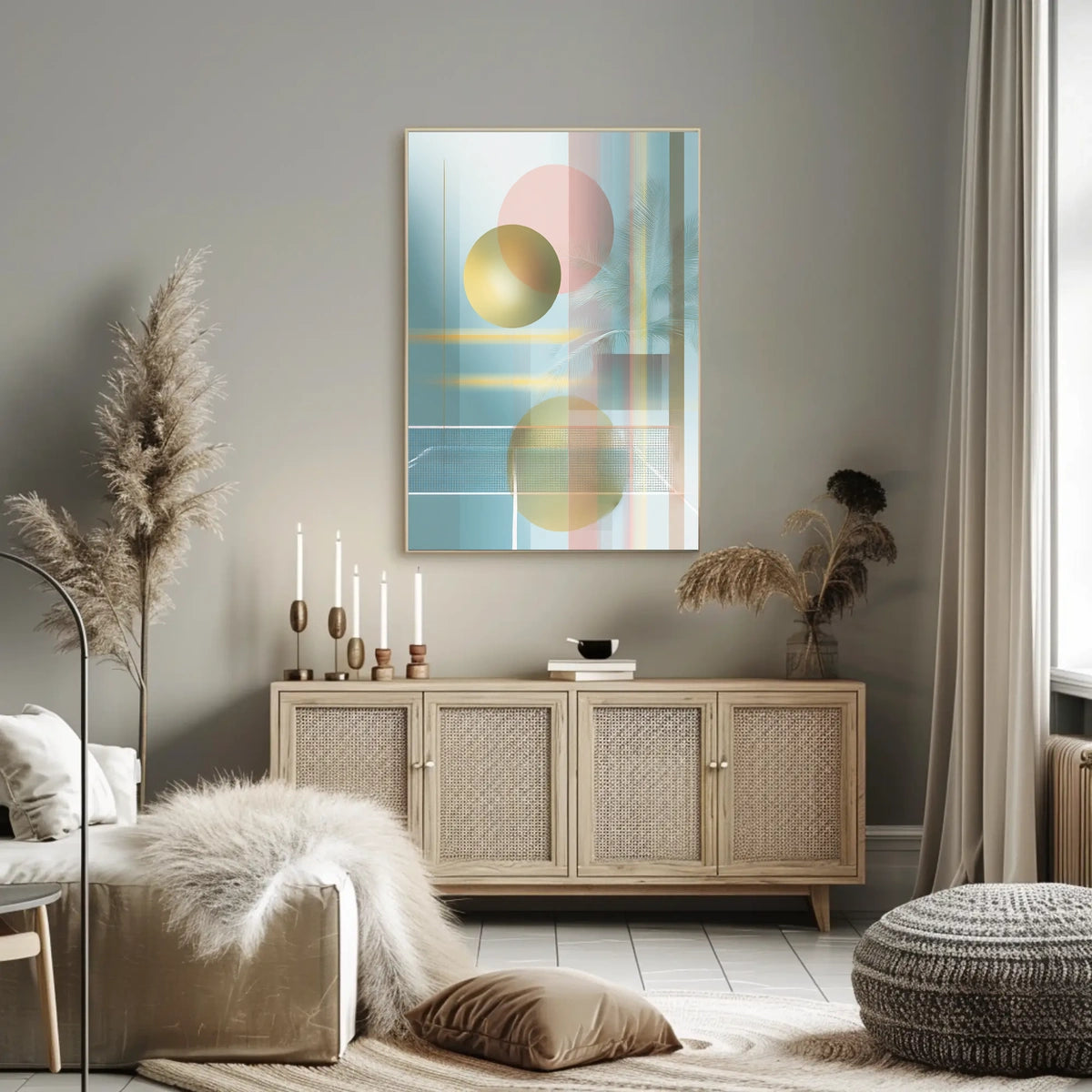 Abstract Geometric Harmony Poster
