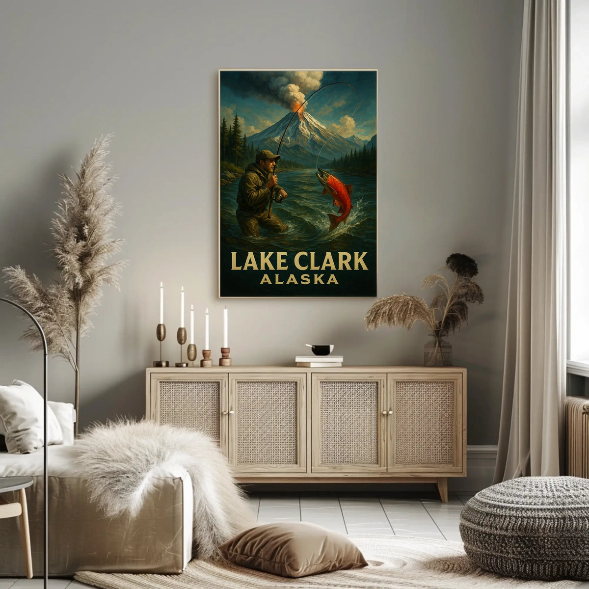 Lake Clark, Alaska Adventure Poster