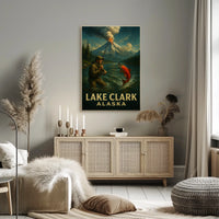 Lake Clark, Alaska Adventure Poster