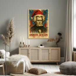 Andrew Jackson 7th President of the United States Christmas SeriesPoster