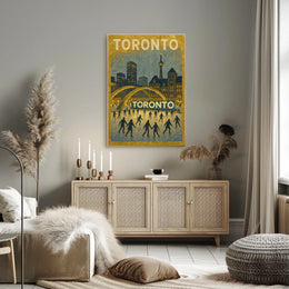 Toronto Winter Scene Poster