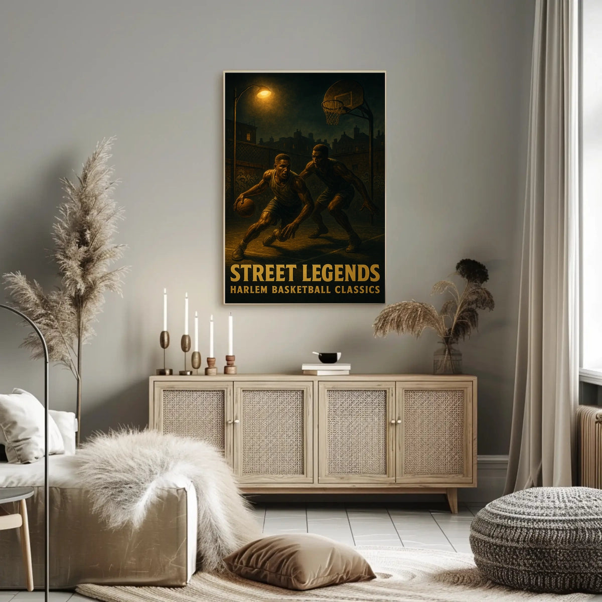 Street Legends Harlem Basketball Classics Poster