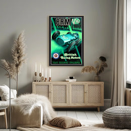 BRM V16 Racing Poster