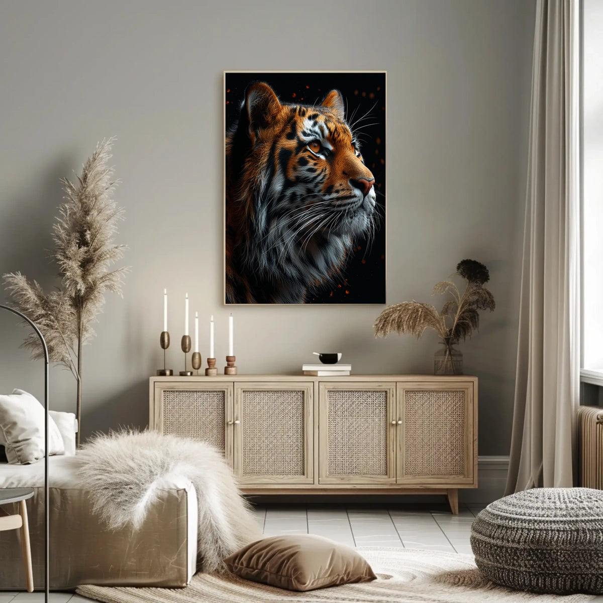 Majestic Tiger Portrait Poster