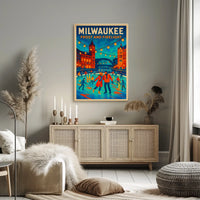 Milwaukee Frost and Firelight Poster