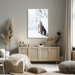 Winter Wilderness Retreat Poster