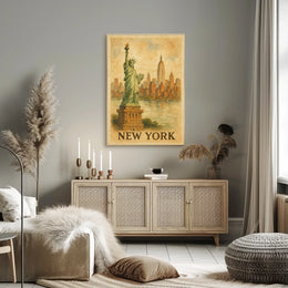 New York Cityscape Poster