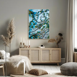 Serpentine Winter Road Poster