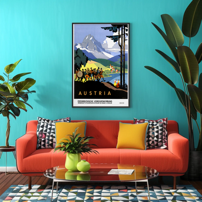 Austria Travel Poster