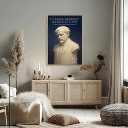 Claude Debussy The Sound of Silence Poster PosterGoat