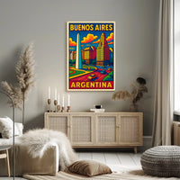 Buenos Aires Travel Poster