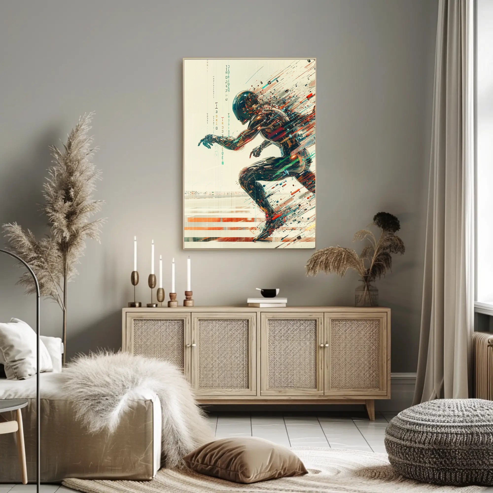 Dynamic Sports Balls Explosion Poster Art PosterGoat