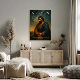 St. Simon A Journey Through Faith Poster