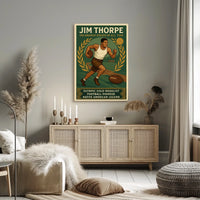 Jim Thorpe A Legendary Athlete Poster