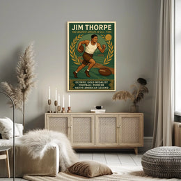 Jim Thorpe A Legendary Athlete Poster