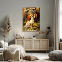 Vintage Theatrical Poster with Exotic Oriental Mystique